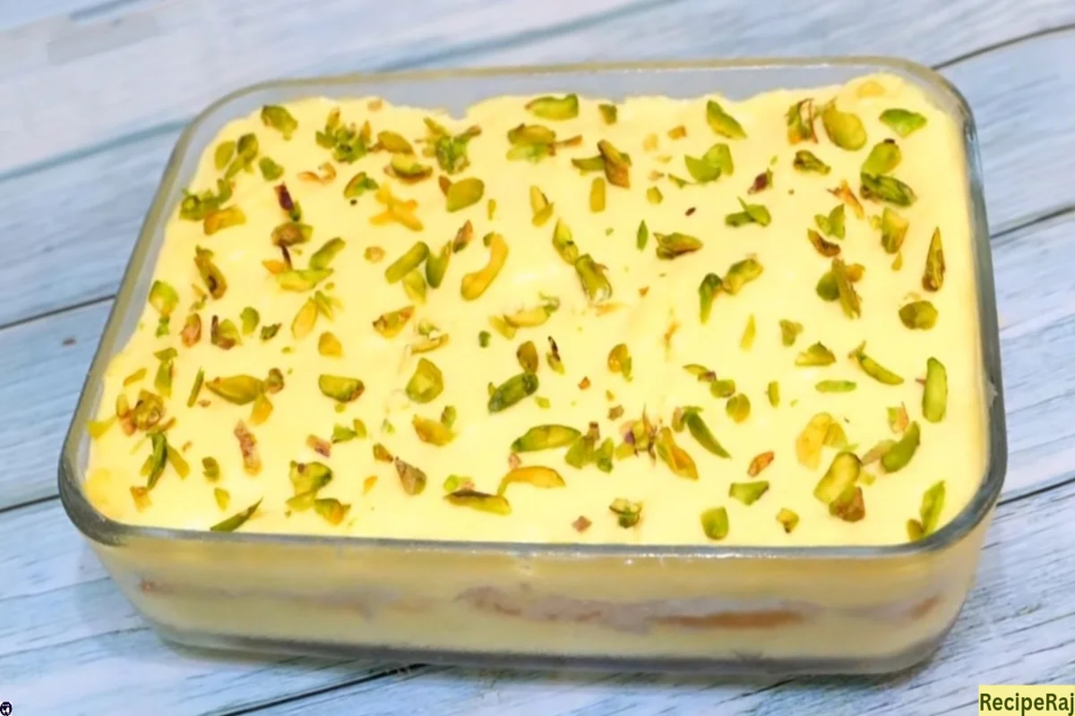 Rusk Malai Cake