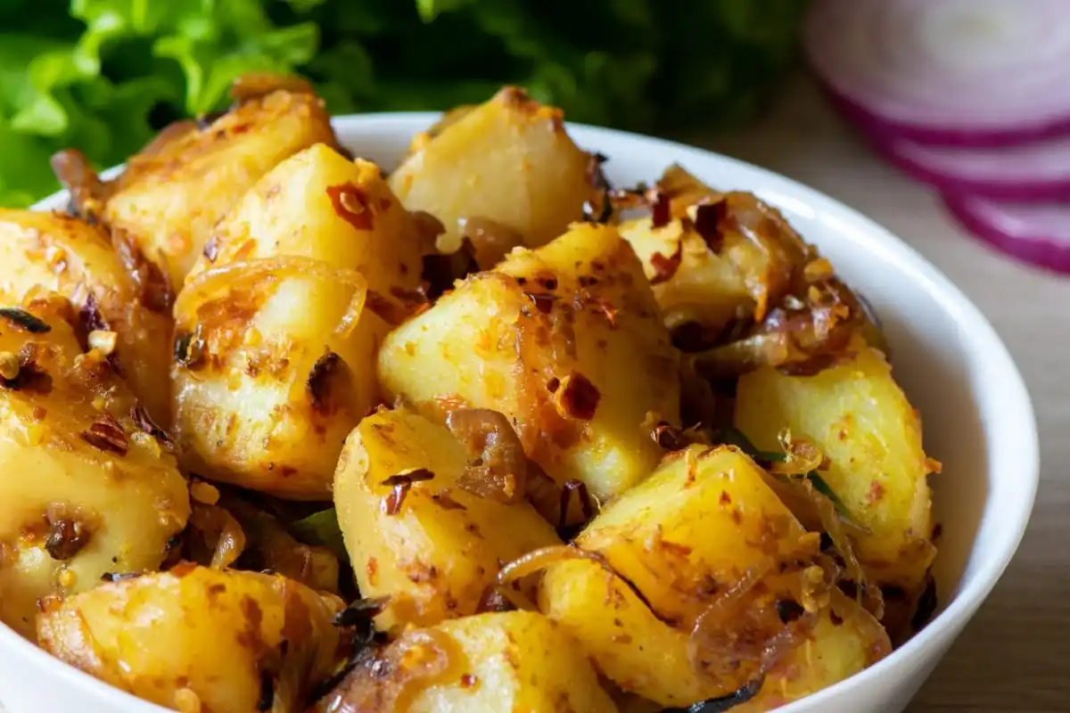 Aaloo Pyaz Dry Curry