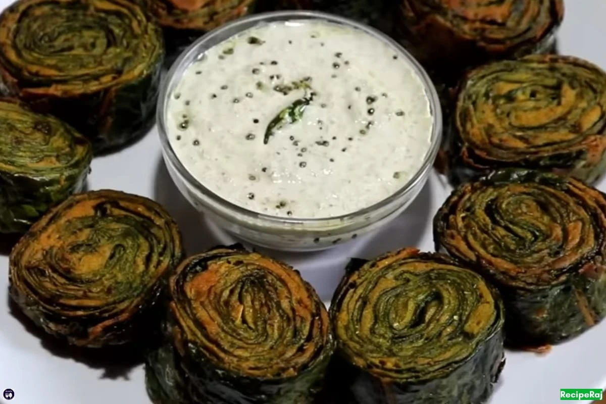 Arbi Ke Patte Ke Pakode