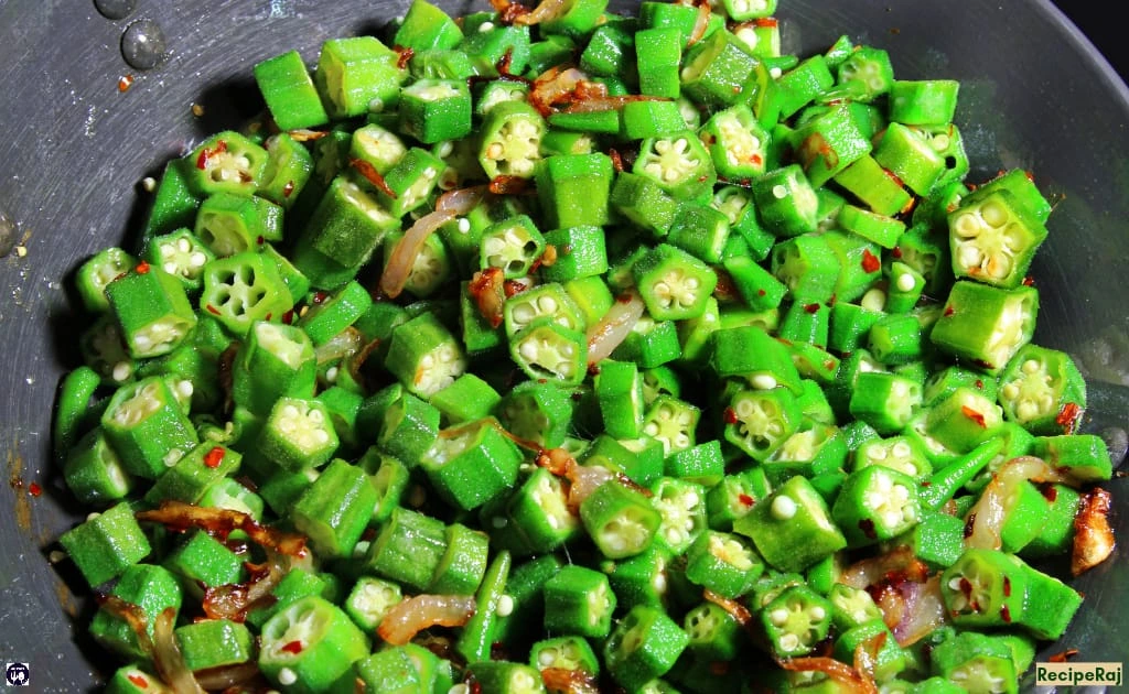 Bhindi Onion Bhujia