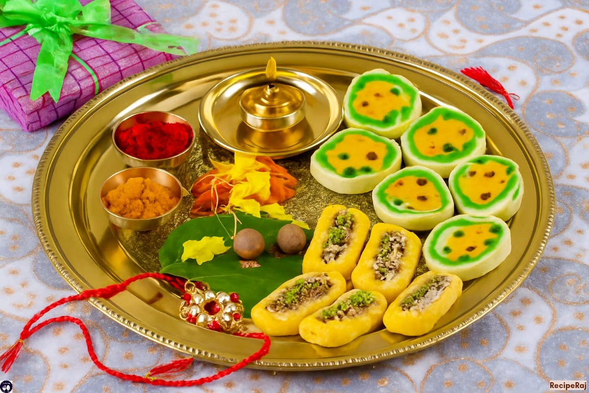 Colourful Mawa Barfi & Dryfruit Mawa Barfi