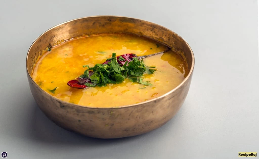 Lahsuni Dal Palak and Jira Rice