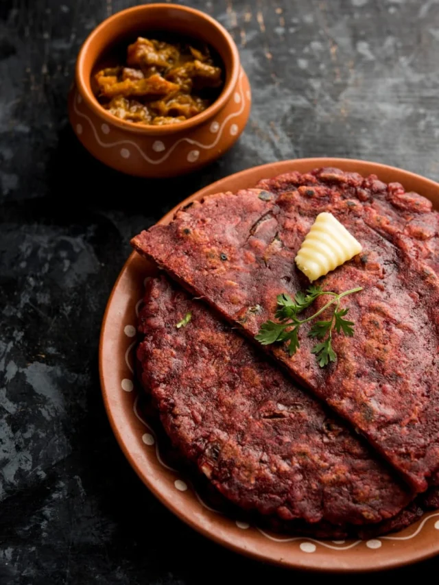Healthy Beetroot Paratha Recipe